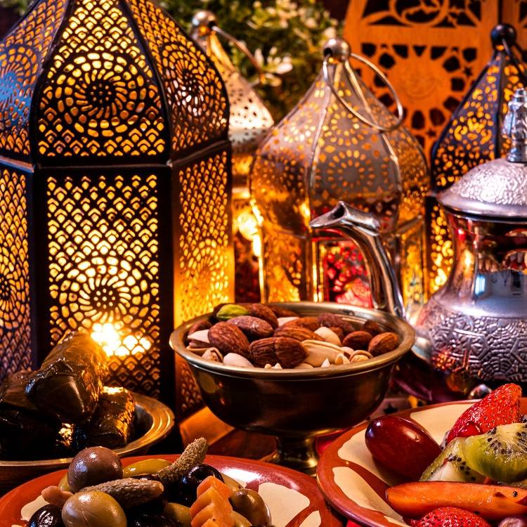 Iftar served during the Holy month of Ramadan